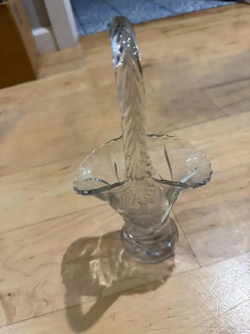 Duncan & Miller clear glass